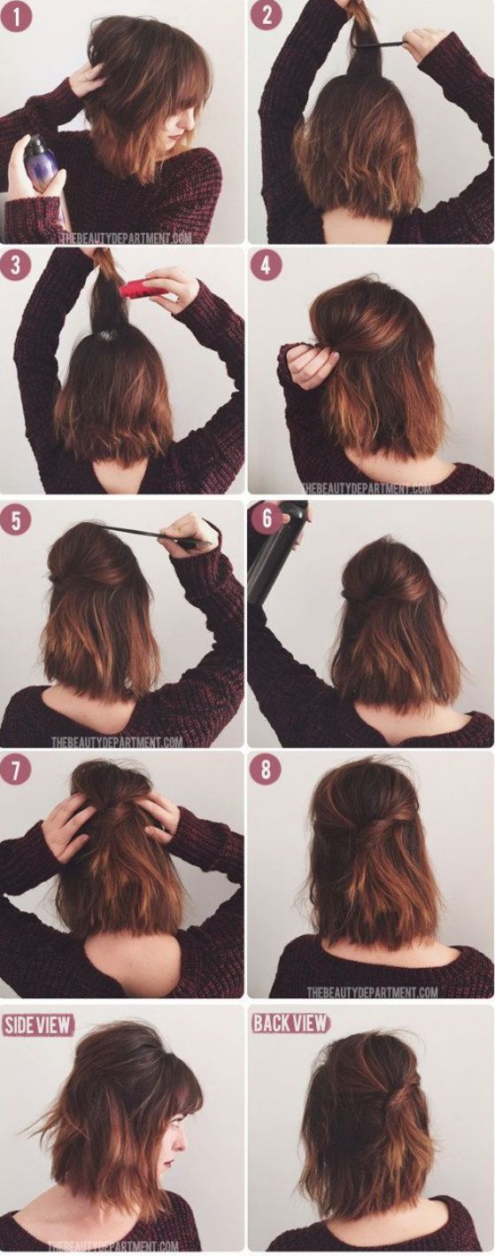 cabello corto peinado descomplicado