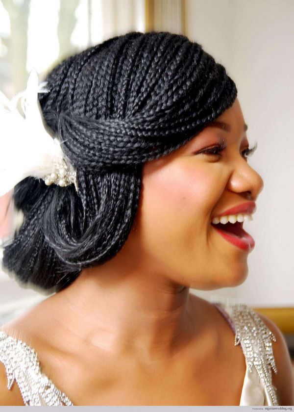 cabello en trenzas para matrimonio