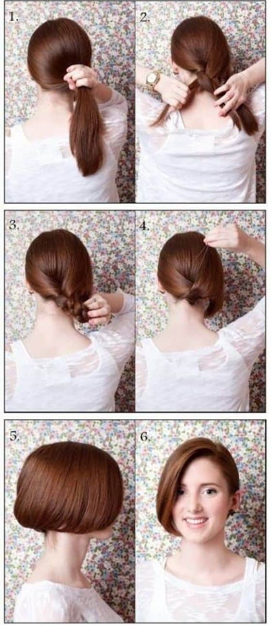 de pelo largo a corto peinado