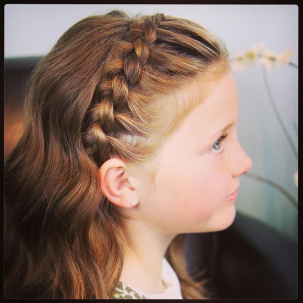 peinado con trenzas para el colegio