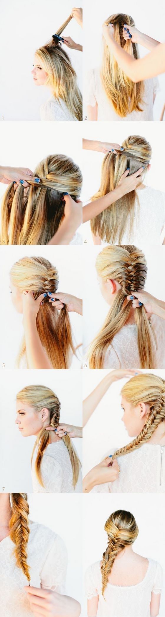 peinado de trenza paso a paso