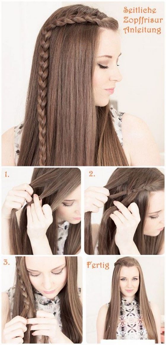 peinado paso a paso trenza sencilla