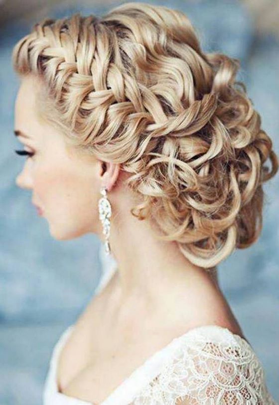 peinado trenzado y recogido para novias