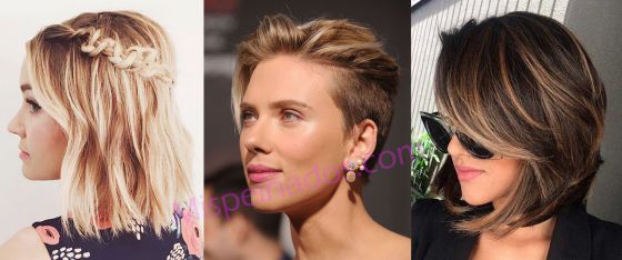 peinados para cabello corto