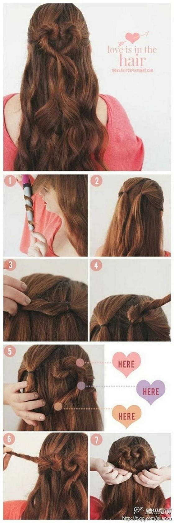 trenza en corazon paso a paso
