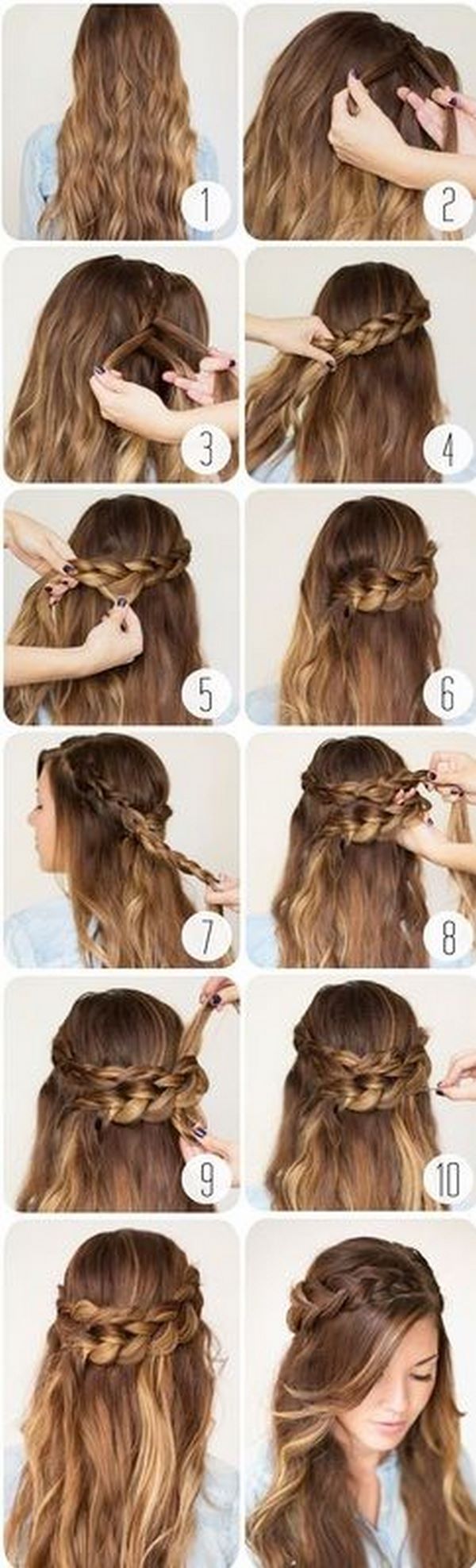 trenzas en sencillos pasos