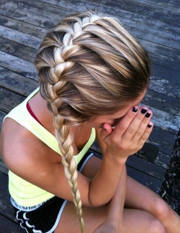 trenzas peinado para ir al colegio