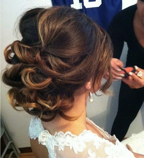 cabello recogido para unos quince