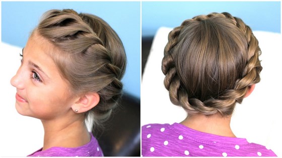 trenza alrededor de la cabeza peinados de 15