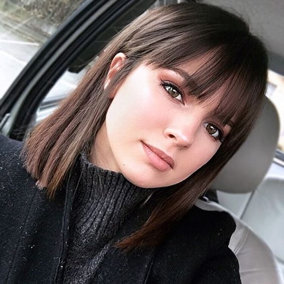 Corte Long Bob Con Flequillos (5)