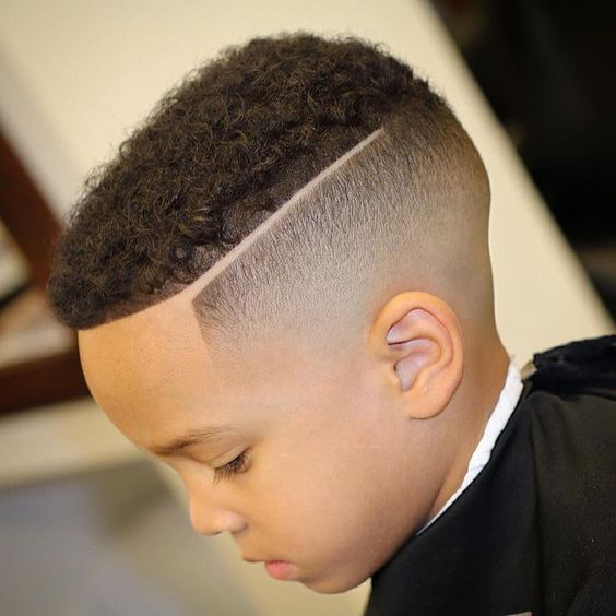Pelo Rizado Corte De Niños (2)