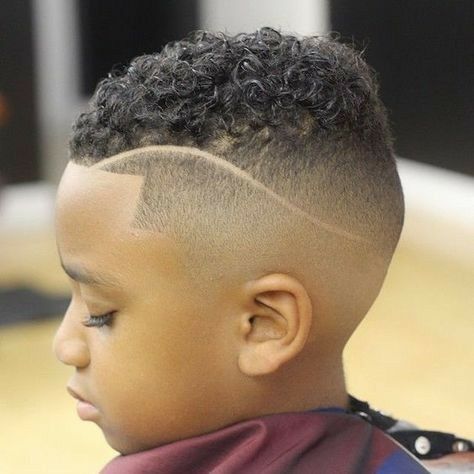 Pelo Rizado Corte De Niños (5)