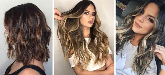 19. Mechas En Cabello Negro