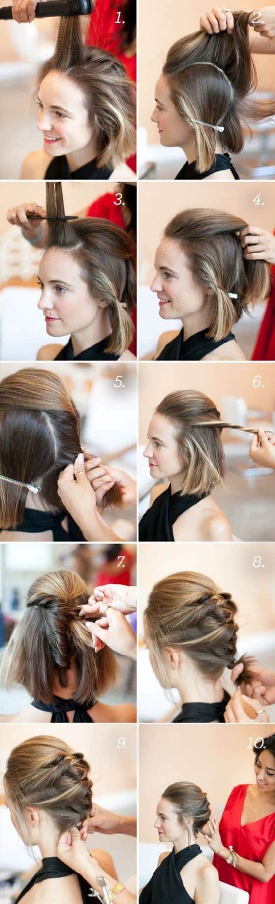 Peinados Para Cabello Corto Elegantes