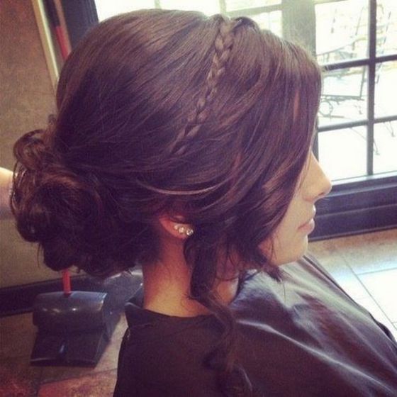peinado con diadema para jovenes