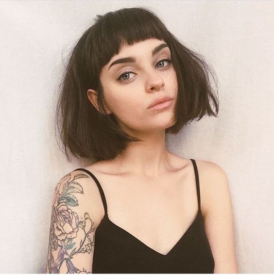 Corte De Pelo Bob Con Flequillos (2)