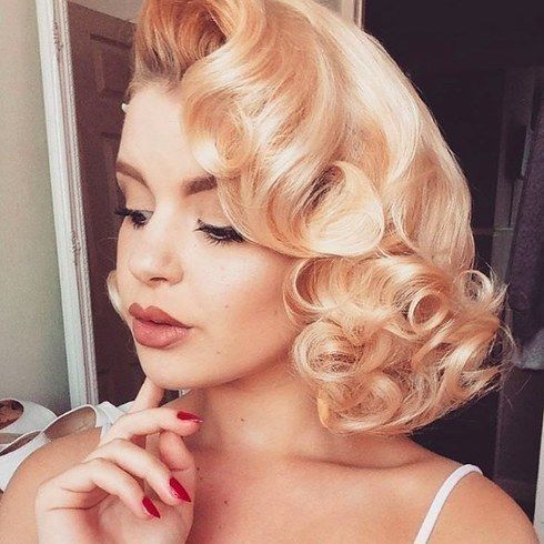 Peinado Pelo Rizado Pin Up (2)