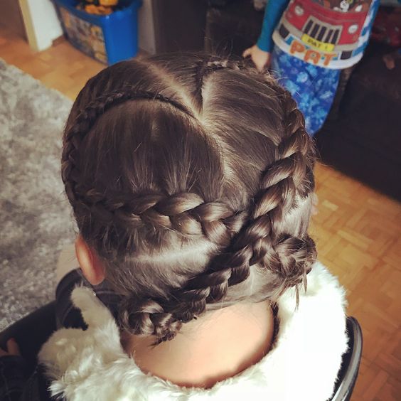 Peinados De Niñas Con Trenzas Recogidas (5)