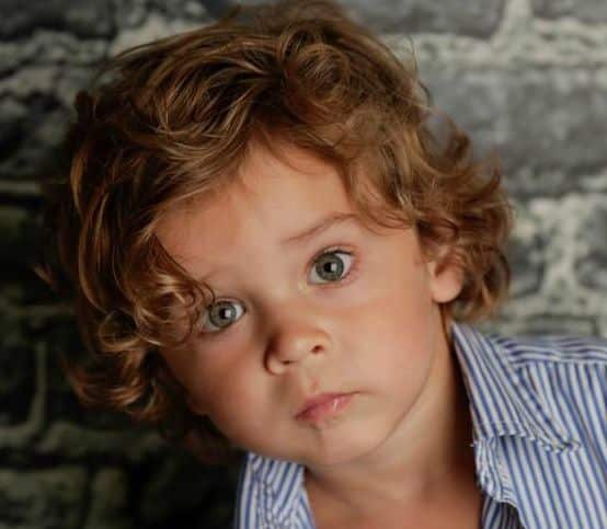 Pelo Rizado Corte De Niños (3)