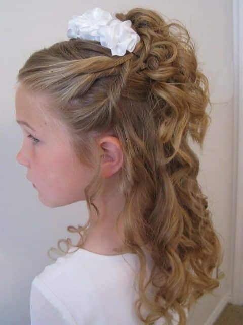 Damas De Honor Peinados Para Niñas (4)